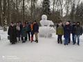 Посещение выставки снежных и ледяных фигур 